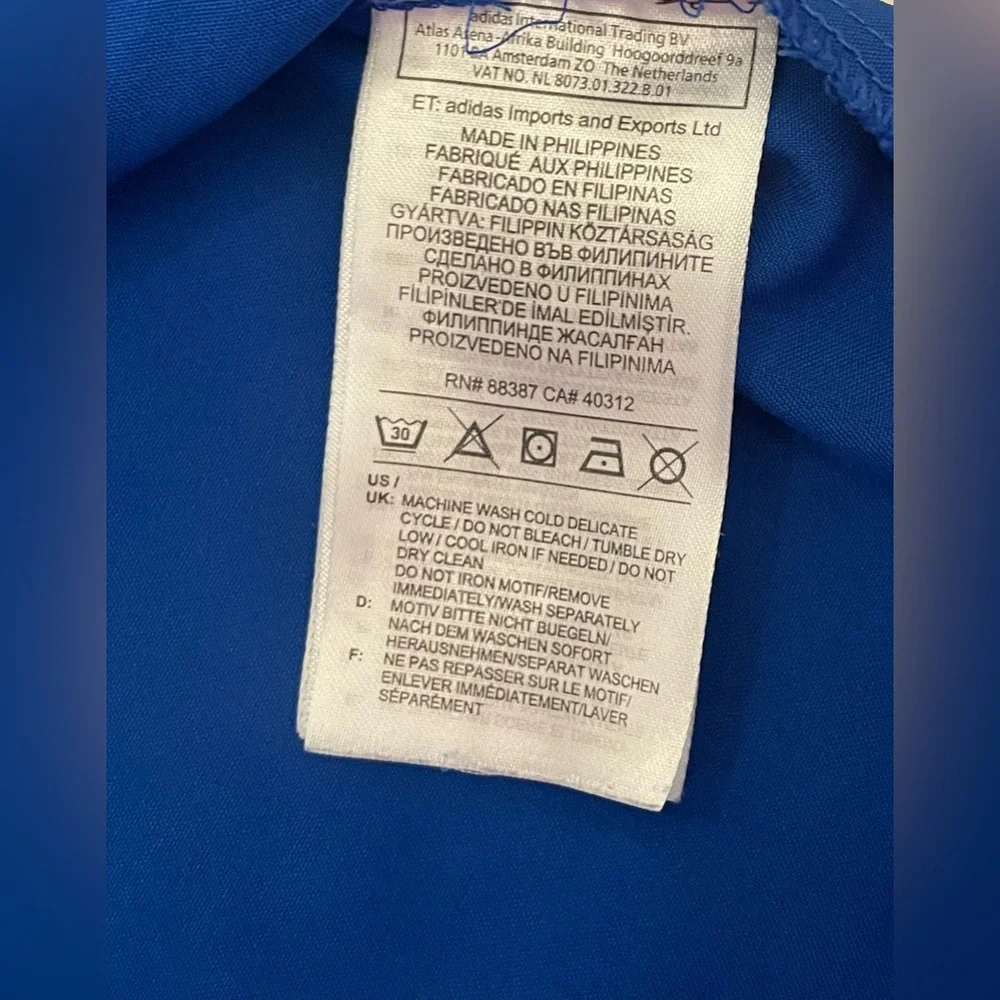 Adidas Men's Blue Shirt